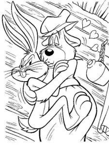 Bugs Bunny coloring page 28 - Free printable