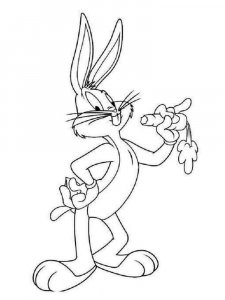 Bugs Bunny coloring page 3 - Free printable
