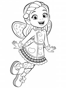Butterbean's Cafe coloring page 1 - Free printable