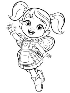 Butterbean's Cafe coloring page 11 - Free printable