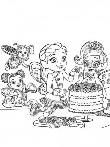 Butterbean's Cafe coloring page 19 - Free printable
