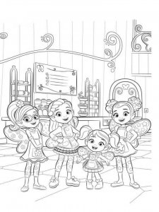 Butterbean's Cafe coloring page 4 - Free printable