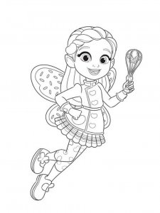 Butterbean's Cafe coloring page 5 - Free printable