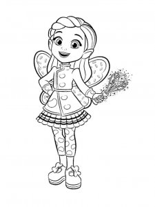 Butterbean's Cafe coloring page 7 - Free printable