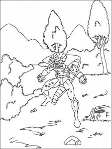Captain America coloring page 20