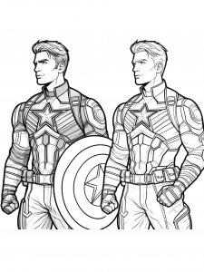 Captain America Coloring Pages 49