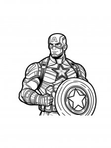 Captain America Coloring Pages 53