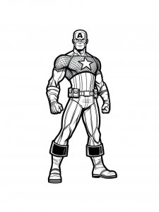 Captain America Coloring Pages 57