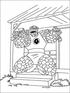 Captain America coloring page 6