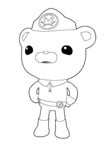 Captain Barnacles coloring page 2 - Free printable