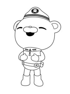Captain Barnacles coloring page 5 - Free printable
