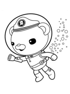Captain Barnacles coloring page 6 - Free printable