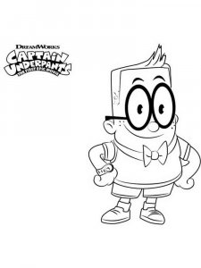 Captain Underpants coloring page 13 - Free printable