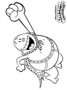 Captain Underpants coloring page 3 - Free printable