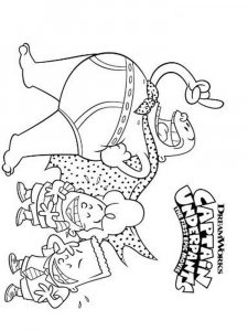 Captain Underpants coloring page 4 - Free printable