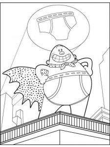 Captain Underpants coloring page 6 - Free printable