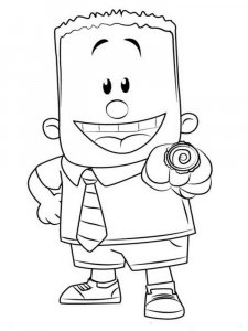 Captain Underpants coloring page 7 - Free printable