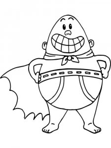 Captain Underpants coloring page 8 - Free printable