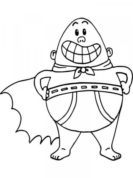 Captain Underpants coloring pages