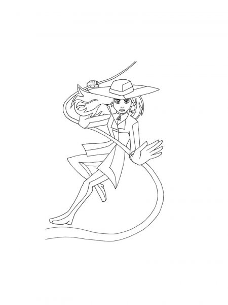 Carmen Sandiego coloring pages
