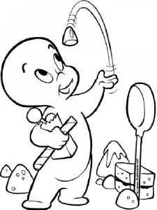 Casper coloring page 1 - Free printable