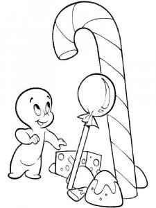 Casper coloring page 10 - Free printable
