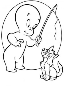 Casper coloring page 16 - Free printable