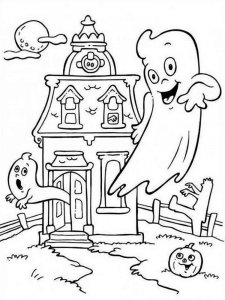 Casper coloring page 18 - Free printable