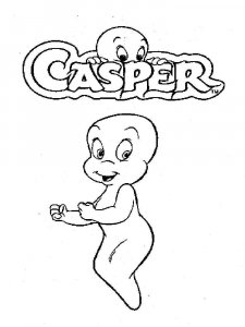 Casper coloring page 19 - Free printable