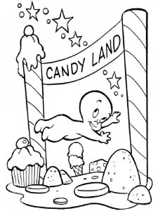 Casper coloring page 21 - Free printable