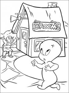 Casper coloring page 6 - Free printable