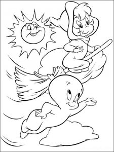 Casper coloring page 7 - Free printable