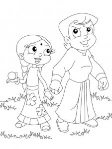 Chhota Bheem coloring page 3 - Free printable
