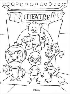 Chicken Little coloring page 10 - Free printable