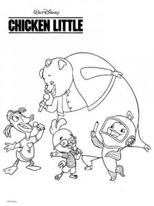 Chicken Little coloring page 13 - Free printable