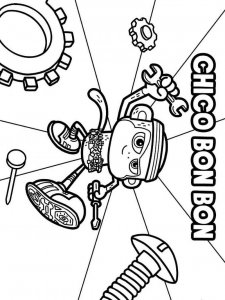 Chico Bon Bon coloring page 4 - Free printable