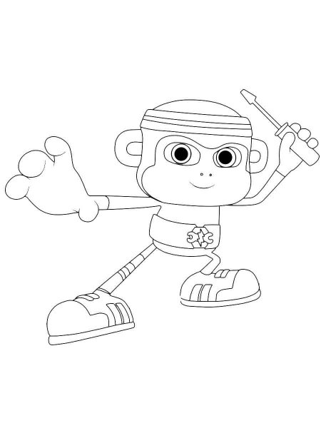 Chico Bon Bon coloring pages