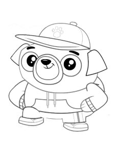 Chip and Potato coloring page 16 - Free printable