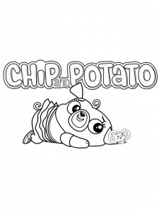 Chip and Potato coloring page 22 - Free printable