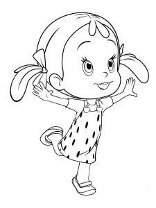 Cleo & Cuquin coloring page 10 - Free printable