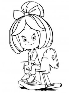 Cleo & Cuquin coloring page 14 - Free printable