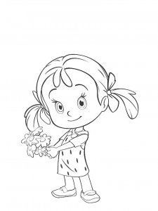 Cleo & Cuquin coloring page 5 - Free printable