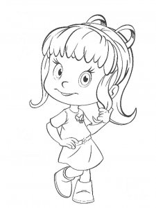 Cleo & Cuquin coloring page 8 - Free printable