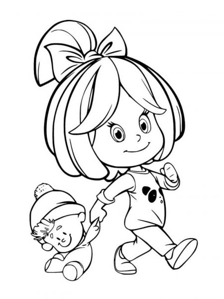 Cleo & Cuquin coloring pages