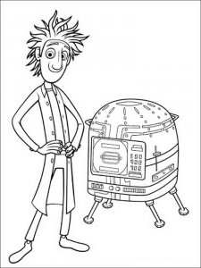 Cloudy with a Chance of Meatballs coloring page 11 - Free printable