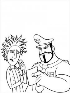 Cloudy with a Chance of Meatballs coloring page 14 - Free printable