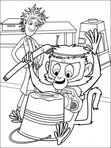 Cloudy with a Chance of Meatballs coloring page 3 - Free printable