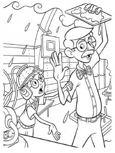 Cloudy with a Chance of Meatballs coloring page 6 - Free printable