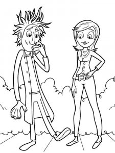 Cloudy with a Chance of Meatballs coloring page 8 - Free printable
