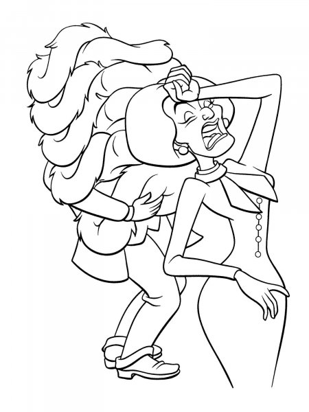 Cruella De Vil coloring pages